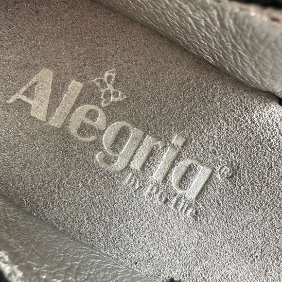 Alegria Black Sandals Comfortable Slip-On - Picture 5 of 6